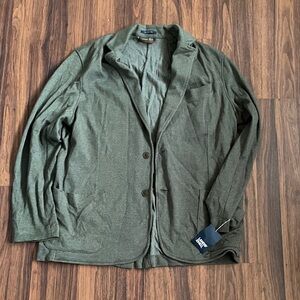 Land’s End Olive Green Lightweight Cardigan Jacket